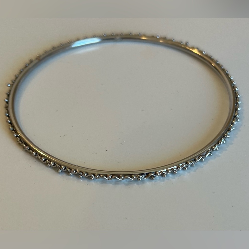 Lightweight Silver Bangle